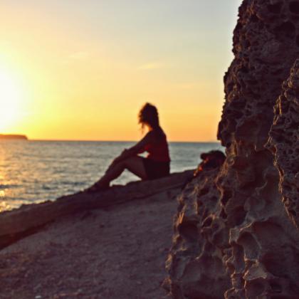 "Soledad Contemplativa". Autor: Juan Carlos Mejía. Concurso de fotografia "Mirando la Soledad" MatiaZaleak